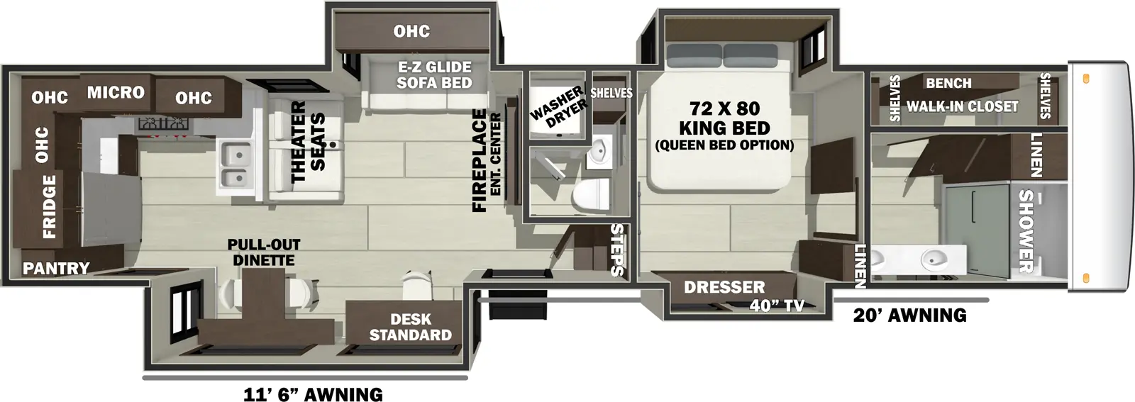 Riverstone 39RKFB Floorplan